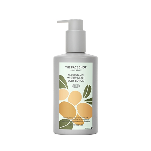 더페이스샵 더 보태닉 우디 머스크 바디 로션 350ml  (바디로션/크림/핸드/풋케어)