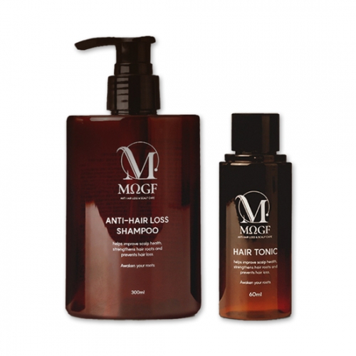 모지에프 헤어샴푸 300ml + 헤어토닉 60ml 세트  (샴푸/린스/트리트먼트)