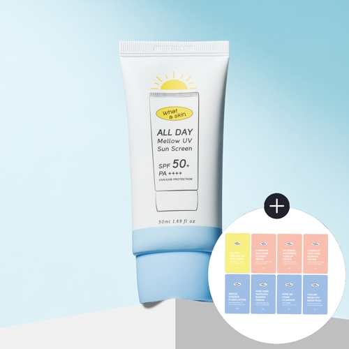 [와더스킨] 올데이 멜로우 유브이 선크림 50ml  (핸드워시/립케어/선크림)