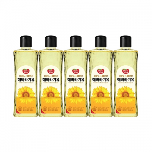 동원 해바라기유 500ml 5개  (식용유/참기름/오일류/시럽)