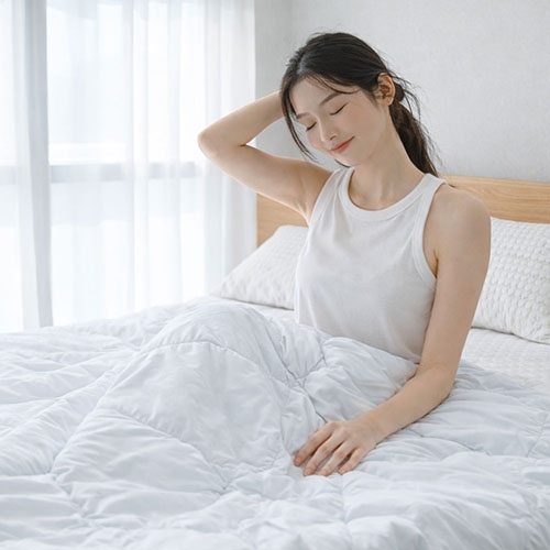 쿨한 바이오쿨 여름 냉감이불 Q  (침구/커튼/수예소품)