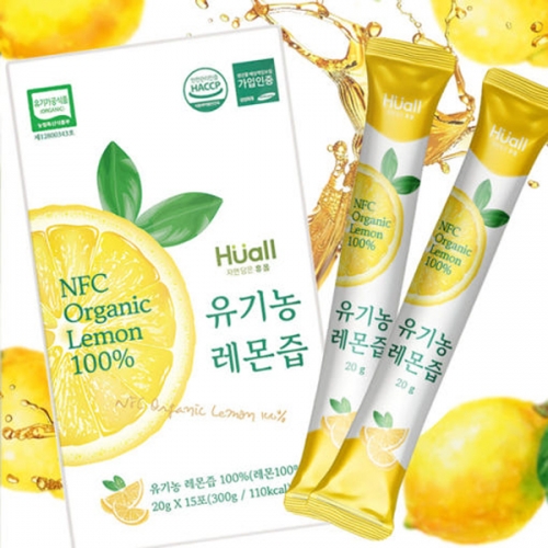 [휴올] NFC 유기농 레몬즙 20g x 15포  (과즙음료)