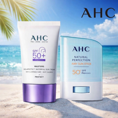 AHC 마스터즈 멜라프로텍트 워터풀 선크림 40ml+에어리 선스틱 14g  (기능성화장품)