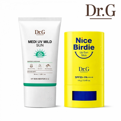 닥터지 메디 UV 마일드 선 50ml+나이스버디 선스틱 14g  (기능성화장품)