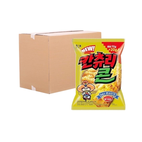 [박스] 해태 칸츄리콘 90g 16입  (과자/껌/스낵류)