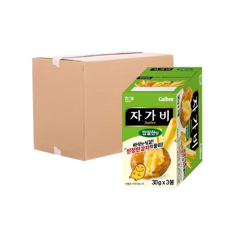 [박스] 해태 자가비 짭잘한맛 90g 12입  (빵/케익/밀가루가공식품)