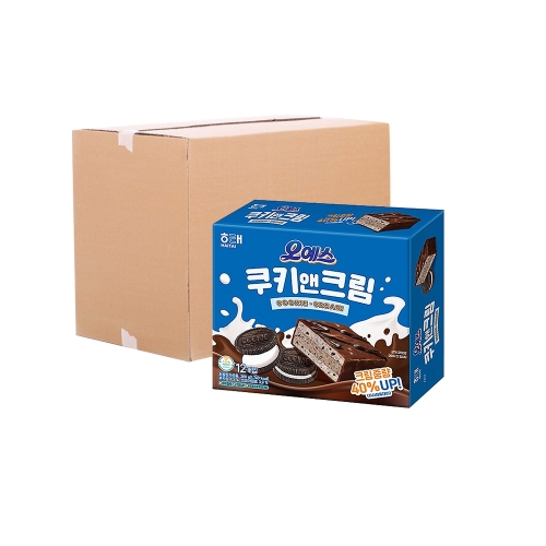 [박스] 해태 오예스 쿠키앤크림 360g 10입  (빵/케익/밀가루가공식품)