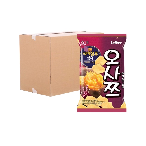 [박스] 해태 오사쯔 60g 16입  (과자/껌/스낵류)
