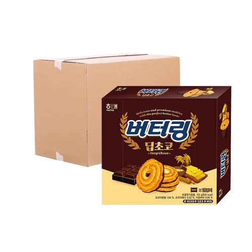 [박스] 해태 버터링 딥초코 155g 10입  (빵/케익/밀가루가공식품)