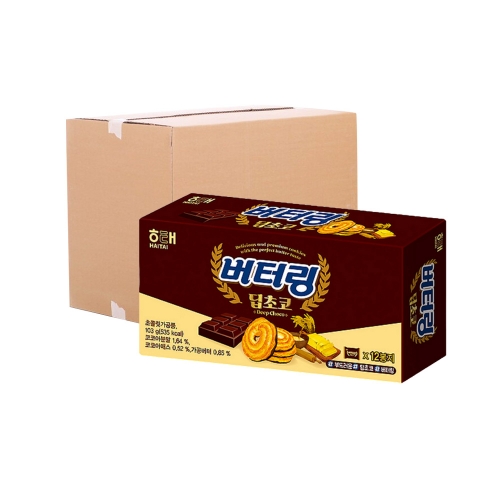 [박스] 해태 버터링 딥초코 103g 14입  (빵/케익/밀가루가공식품)