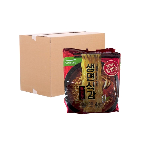 [박스] 풀무원 생면식감 매운맛 97.4g 4입 8입  (봉지라면)