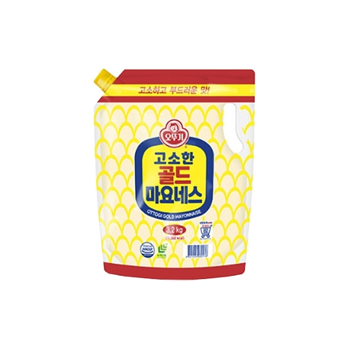 오뚜기 골드 마요네즈 스파우트팩 3.2kg  (통조림/캔/햄/잼)