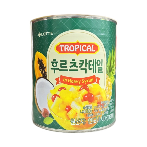 롯데 트로피칼 후르츠칵테일 3050g  (통조림/캔/햄/잼)