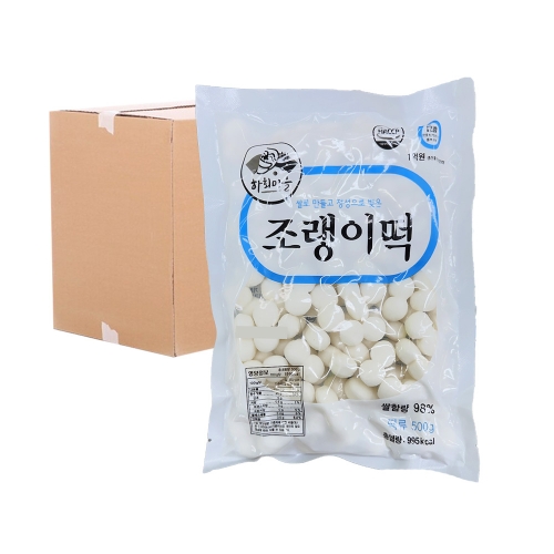 [박스] 하회마을 조랭이 떡볶이떡 500g 10입  (튀김류/어묵류)