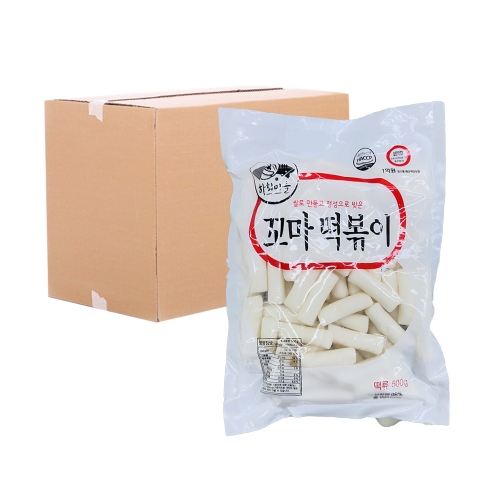 [박스] 하회마을 꼬마떡볶이떡 500g 10입  (튀김류/어묵류)