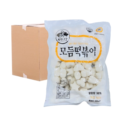 [박스] 하회마을 모듬 떡볶이떡 500g 10입  (튀김류/어묵류)