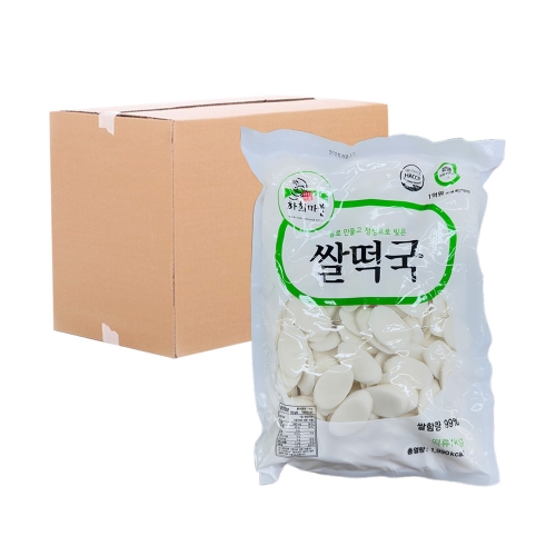 [박스] 하회마을 떡국떡(수입) 1kg 10입  (튀김류/어묵류)