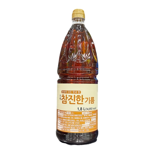 진미 참진한 기름 1.8L  (식용유/참기름/오일류/시럽)