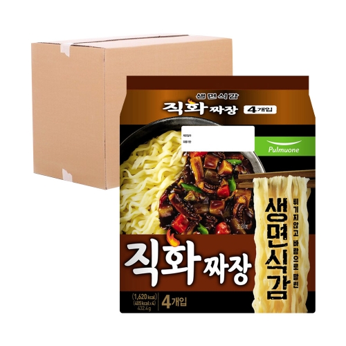 [박스] 풀무원 생면식감 직화짜장 108.1g 32입  (봉지라면)