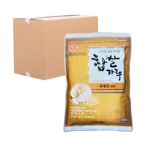 [박스] 해가원 찹쌀가루(국산100%) 300g 25입  (튀김가루/밀가루)