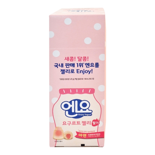 매일 엔요 요구르트젤리 딸기(핑크) 45g 8입  (과자/껌/스낵류)
