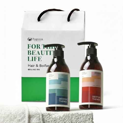 포고니아 덱스판테놀 바디워시 300ml 1개+ 덱스판테놀 핸드워시 300ml 1개 선물세트  (샤워/바디워시)