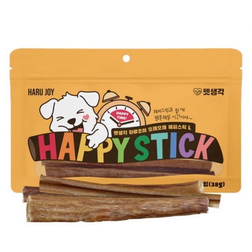 [펫생각] 하루조이_해피스틱_L(18cm*3개입)_강아지용  (애견간식)