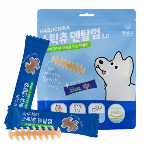 [펫생각] 하루치카_스틱츄 14p_강아지용  (애견간식)