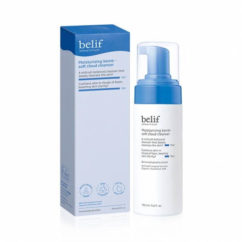 빌리프 모이스춰라이징 밤 - 소프트 클라우드 클렌저 150ml(증정품 증정)  (클렌징/필링)
