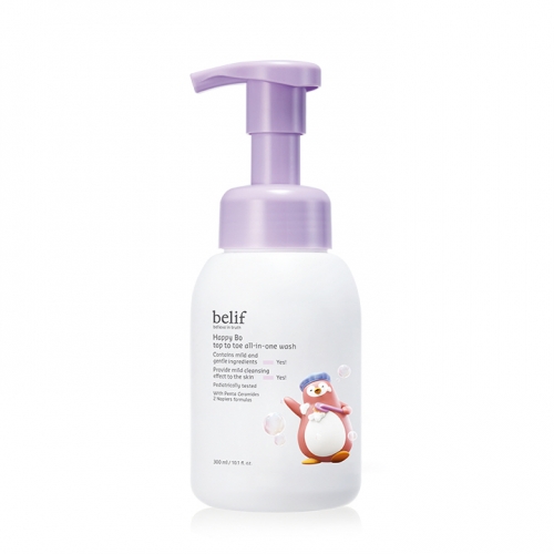 빌리프 해피 보 탑투토 올인원 워시 300ml(증정품 증정)  (샤워/바디워시)