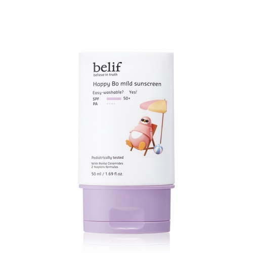 빌리프 해피 보 마일드 선 스크린 50ml(증정품 증정)  (핸드워시/립케어/선크림)
