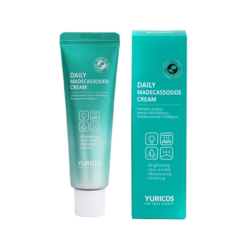 [유리코스] 데일리 마데카소사이드 크림 50ml /미백.주름개선 기능성화장품  (에센스/세럼/앰플/오일)