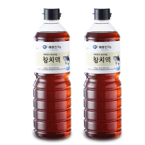 프리미엄 참치액 2병 (1050ml x2)  (물엿/식초/소스/액젖)