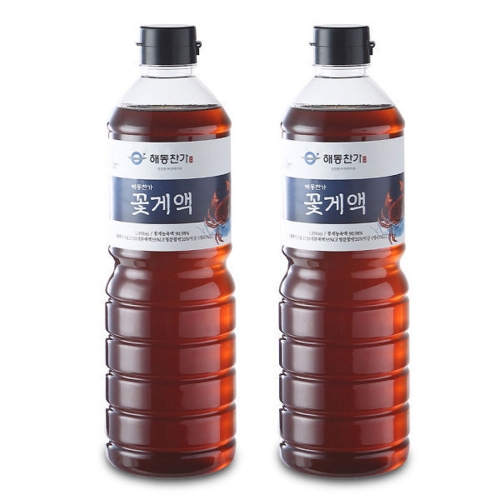 프리미엄 꽃게액 2병 (1050ml x2)  (물엿/식초/소스/액젖)