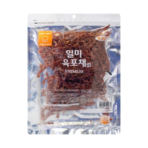 [좋은세상]일미 프리미엄 돈육포 채 국내산 230g (대용량)  (축산가공식품)