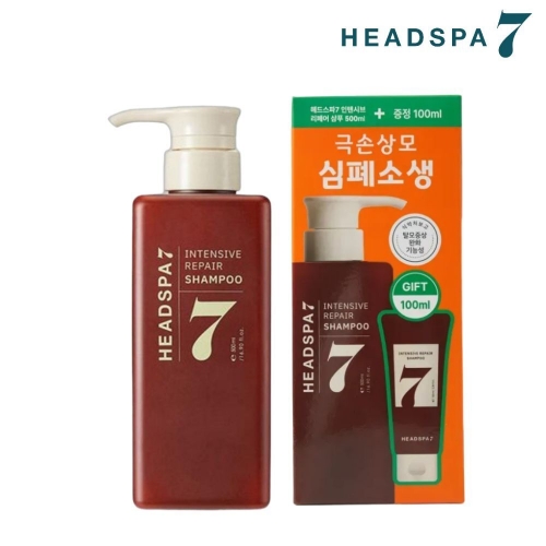헤드스파7 극손상모 인텐시브 리페어 샴푸 500ml+100ml  (샴푸/린스/트리트먼트)