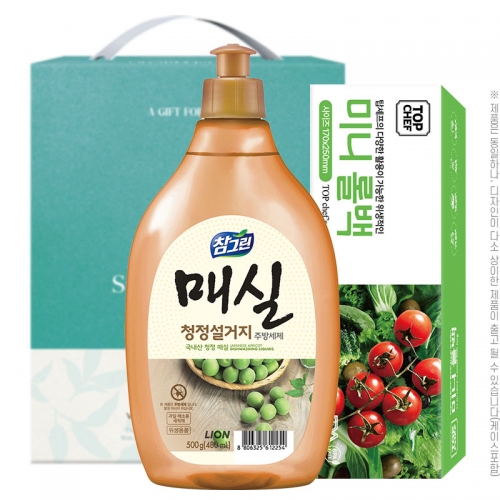 참그린매실500용기 미니롤백(2종)  (주방세제)