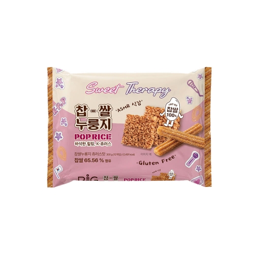 [좋은세상] 찹쌀 누룽지 츄러스맛 300g  (과자/껌/스낵류)