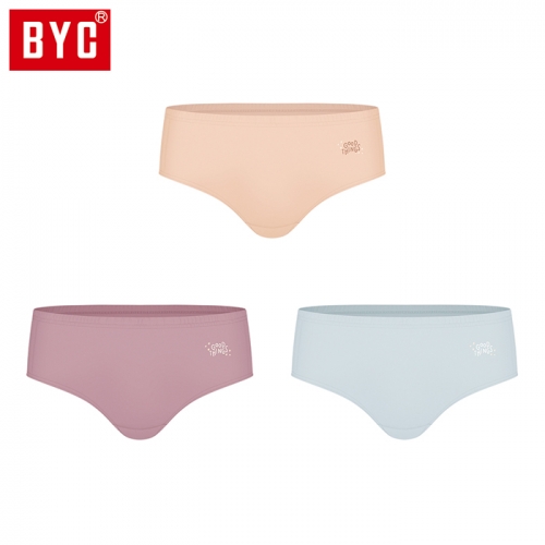 BYC 여성 미디 3매입 삼각팬티(P2286)  (일반/미니팬티(2~5매입))