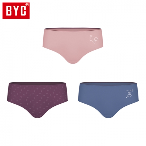 BYC 여성 미디 3매입 삼각팬티(P2283)  (일반/미니팬티(2~5매입))