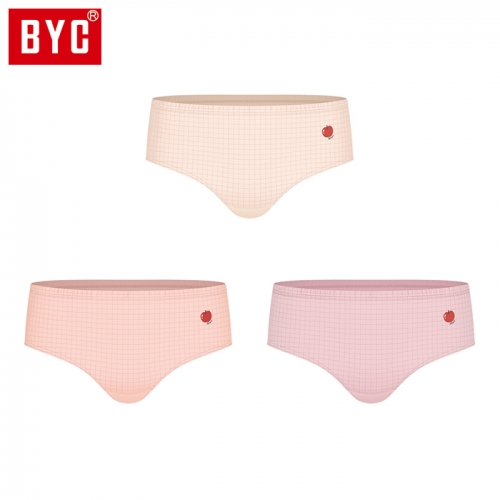 BYC 여성 미디 3매입 삼각팬티(P2289)  (일반/미니팬티(2~5매입))