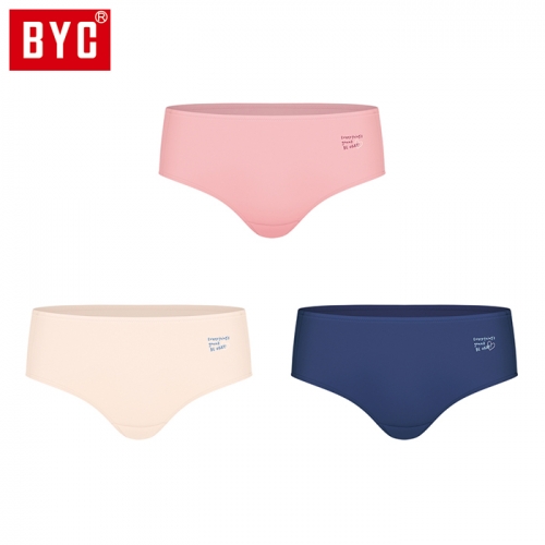 BYC 여성 미디 3매입 삼각팬티(P2292)  (일반/미니팬티(2~5매입))