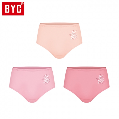 BYC 여성 맥시 3매입 삼각팬티(P5452)  (일반/미니팬티(2~5매입))
