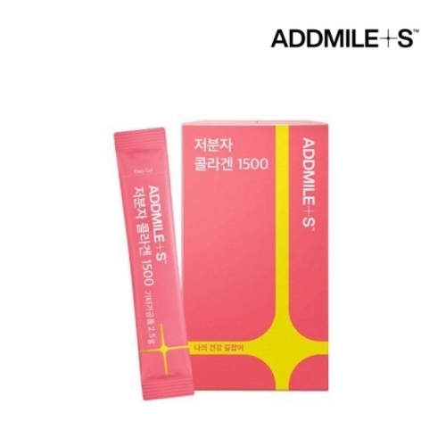 [애드마일스] 저분자 콜라겐 1500 2.5g×30포  (오메가3/콜라겐)