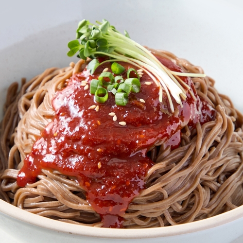 메밀소바 & 비빔소바 반반세트 10인분 (150g x 10팩)  (만두/국수/스파케티/냉면)