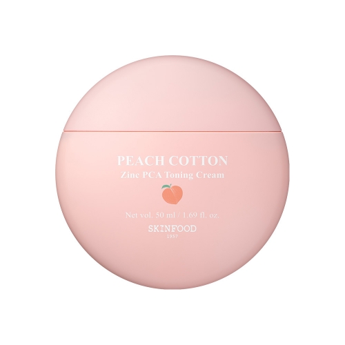 스킨푸드 피치 뽀송 징크 피씨에이 토닝 크림 50ml  (크림/아이크림)
