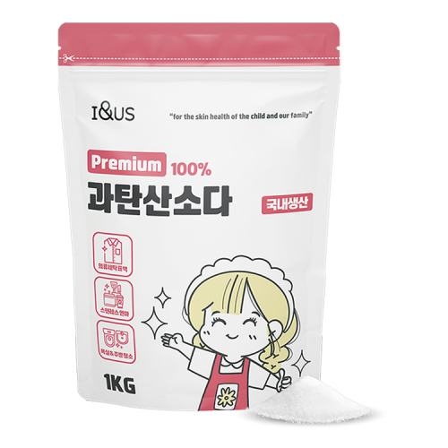 [아이앤어스] 프리미엄 과탄산소다 1kg  (주방세제)