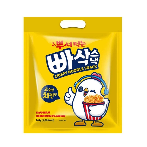 [좋은세상] 뿌셔먹는 빠삭스낵 라면과자 고소한치킨맛 264g(12입)  (과자/껌/스낵류)