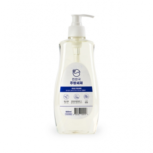 국내제조 찐한국 주방세제 저자극 과일세척 500ml x 1개  (주방세제)