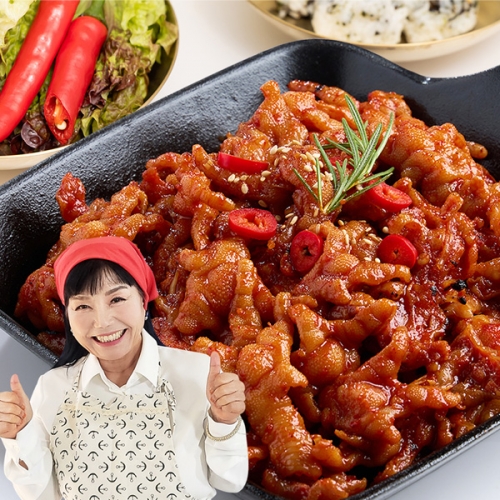 [쌍봉댁] 매콤,달콤 쫄깃한 무뼈 양념닭발 250gx2팩  (축산가공식품)